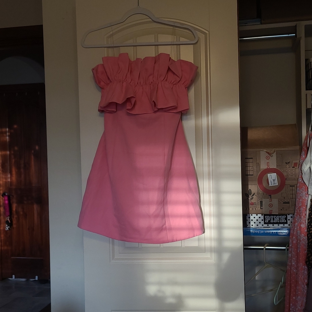 NWT DO+BE ruffle mini dress